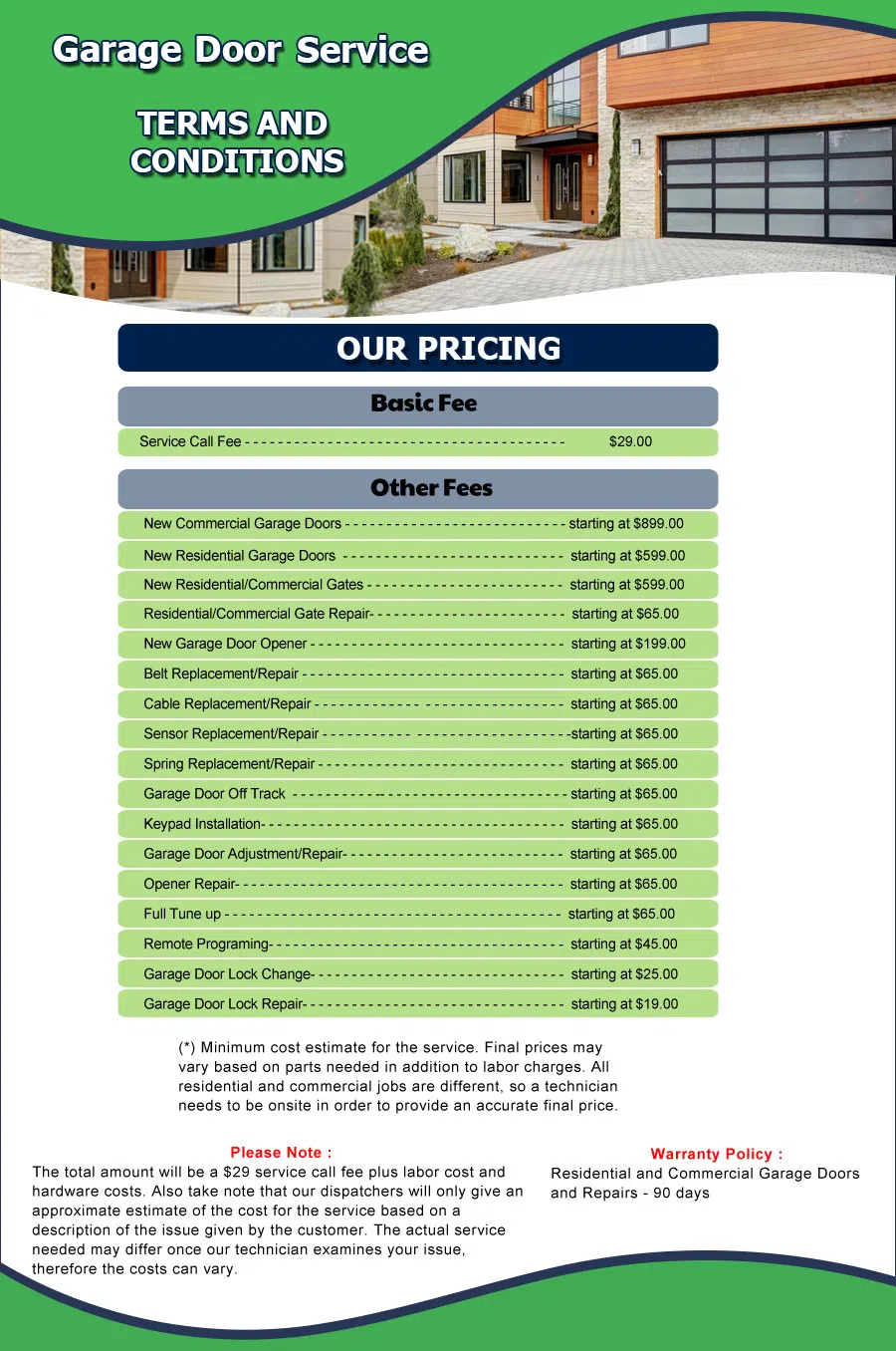 Neighborhood Garage Door Lemont, IL 630-634-0339